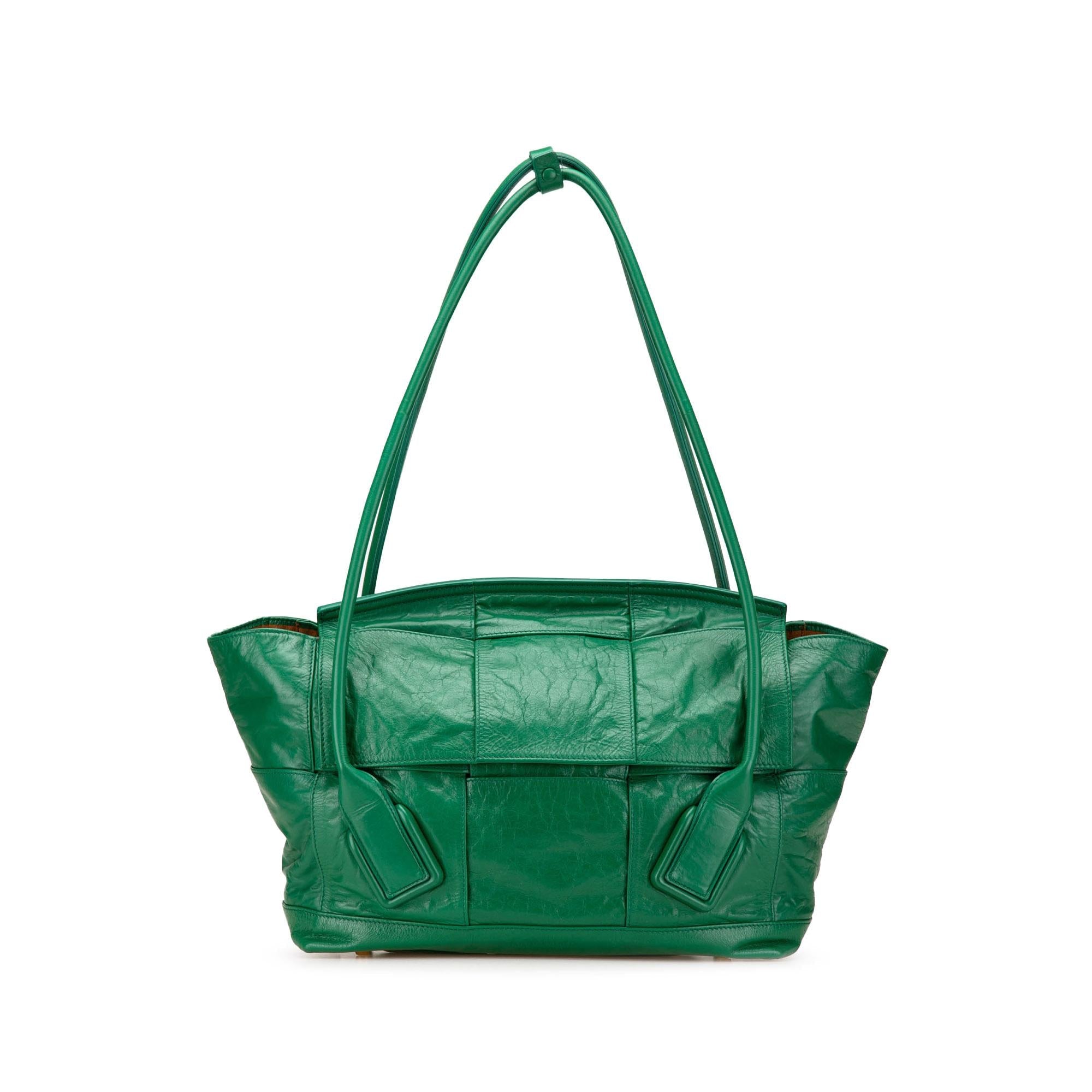 Bottega Veneta Medium Calfskin Maxi Intrecciato Arco Slouch Tote