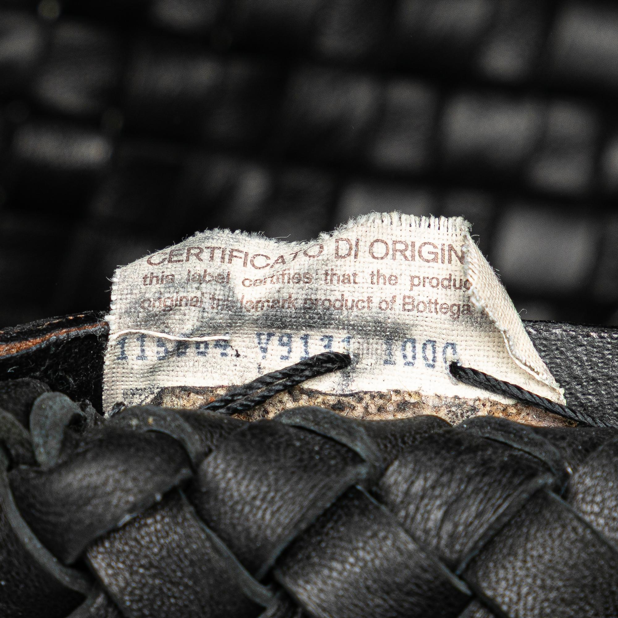Bottega Veneta Medium Lambskin Intreccio Cabat Tote