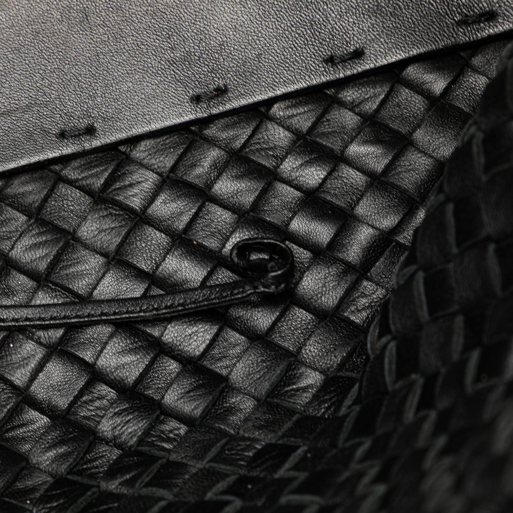 Bottega Veneta Medium Lambskin Intreccio Cabat Tote