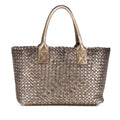 Bottega Veneta Medium Lambskin Intreccio Cabat Tote