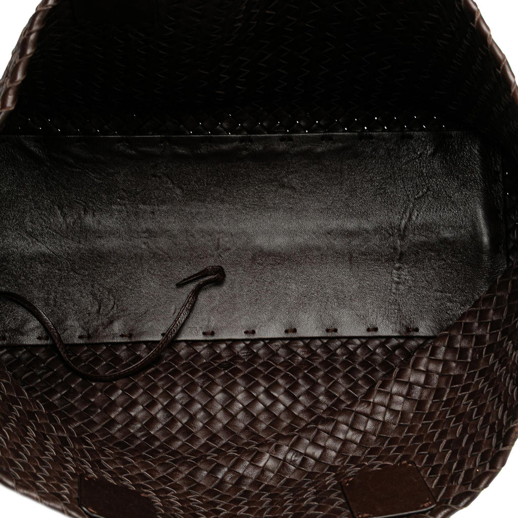 Bottega Veneta Medium Lambskin Intreccio Cabat Tote