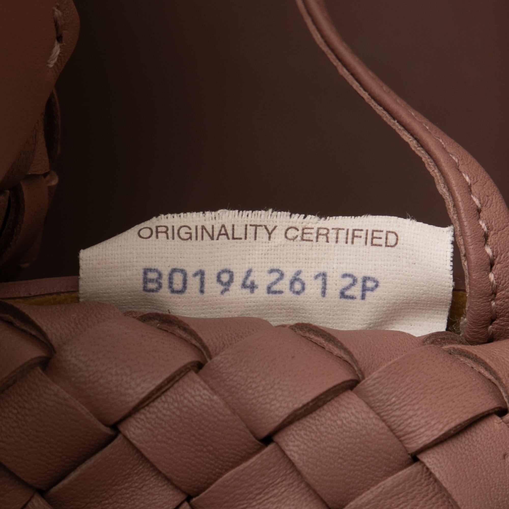 Bottega Veneta Medium Lambskin Intreccio Cabat Tote