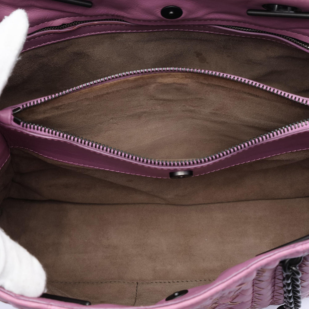 Bottega Veneta Medium Nappa Intrecciato Boutis Double Chain Tote