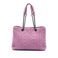 Bottega Veneta Medium Nappa Intrecciato Boutis Double Chain Tote