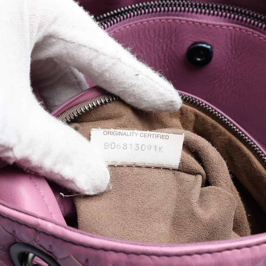 Bottega Veneta Medium Nappa Intrecciato Boutis Double Chain Tote