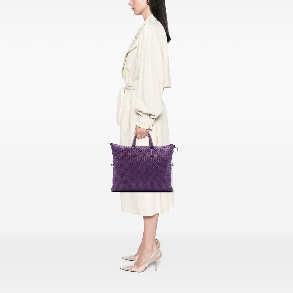 Bottega Veneta Medium Nappa Intrecciato Convertible Tote