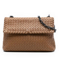 Bottega Veneta Medium Nappa Intrecciato Olimpia Shoulder Bag