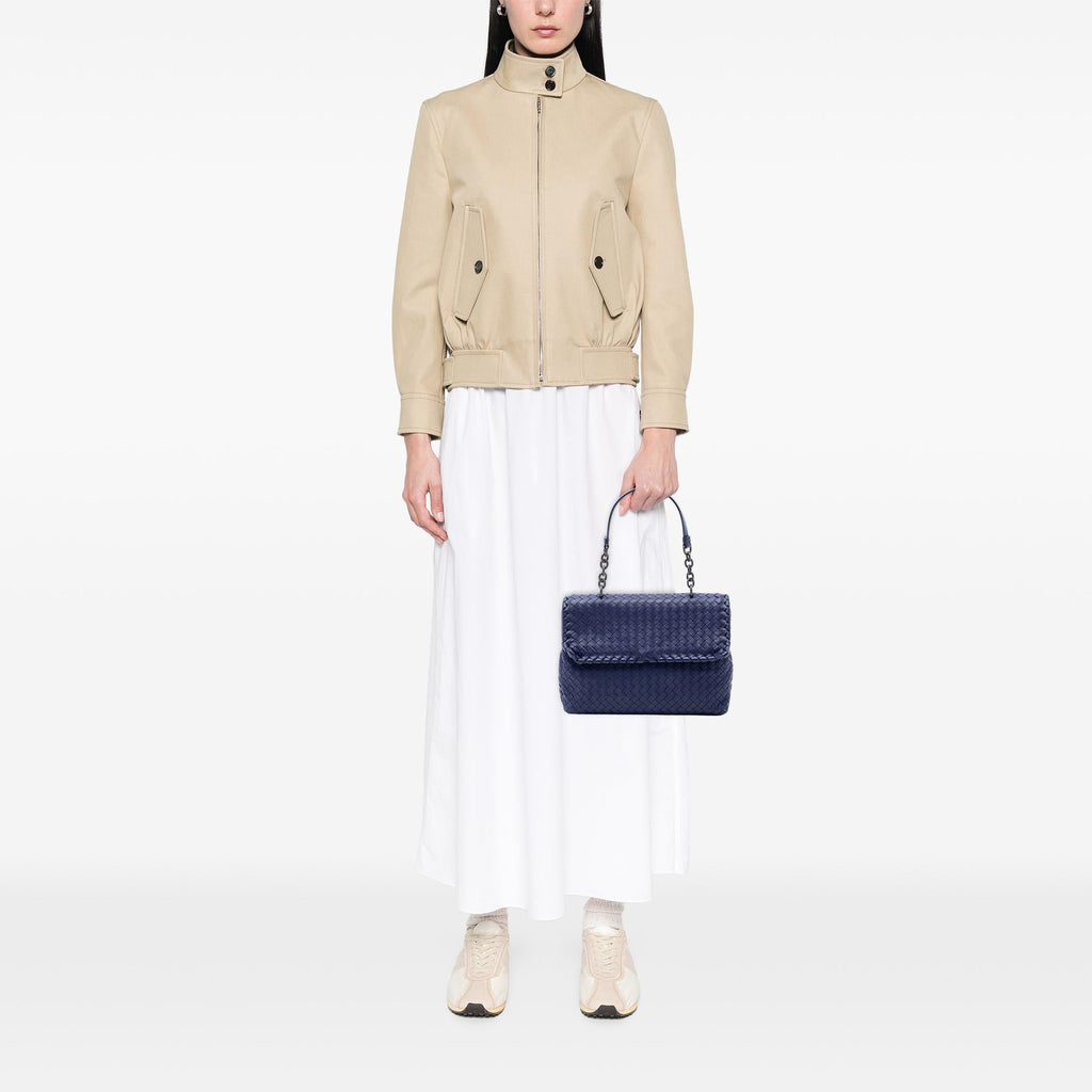 Bottega Veneta Medium Nappa Intrecciato Olimpia Shoulder Bag
