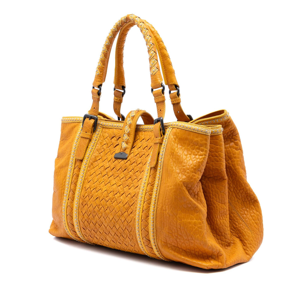 Bottega Veneta Medium Nappa Intrecciato Punto Mocassino Roma Tote