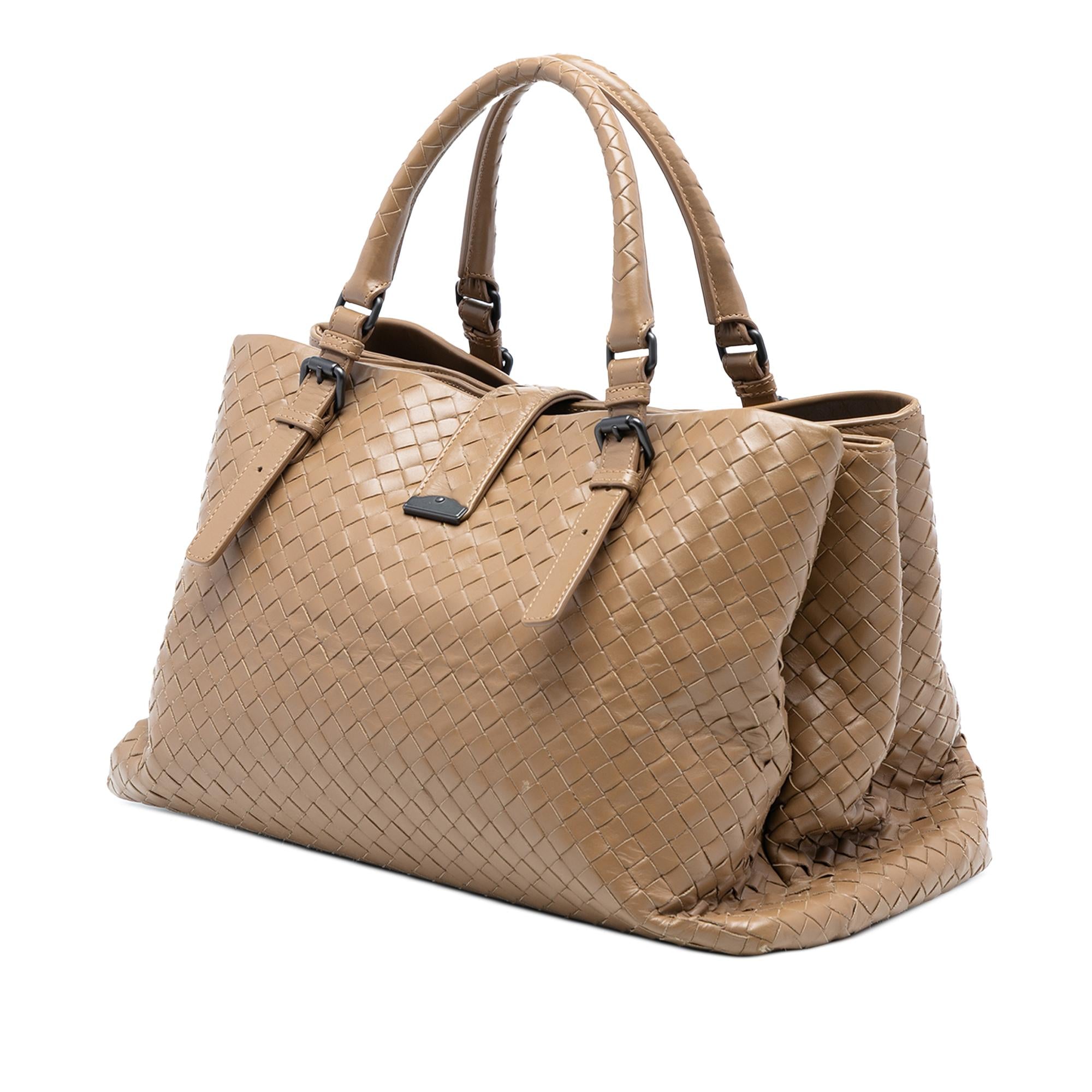 Bottega Veneta Medium Nappa Intrecciato Roma Tote