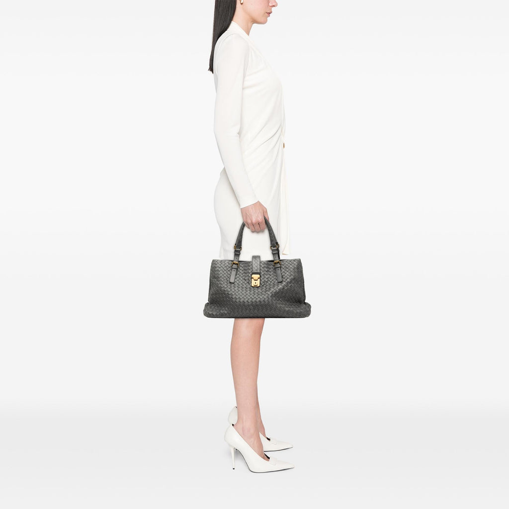 Bottega Veneta Medium Nappa Intrecciato Roma Tote