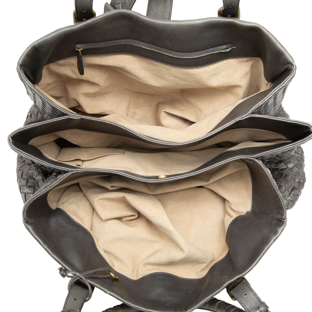 Bottega Veneta Medium Nappa Intrecciato Roma Tote