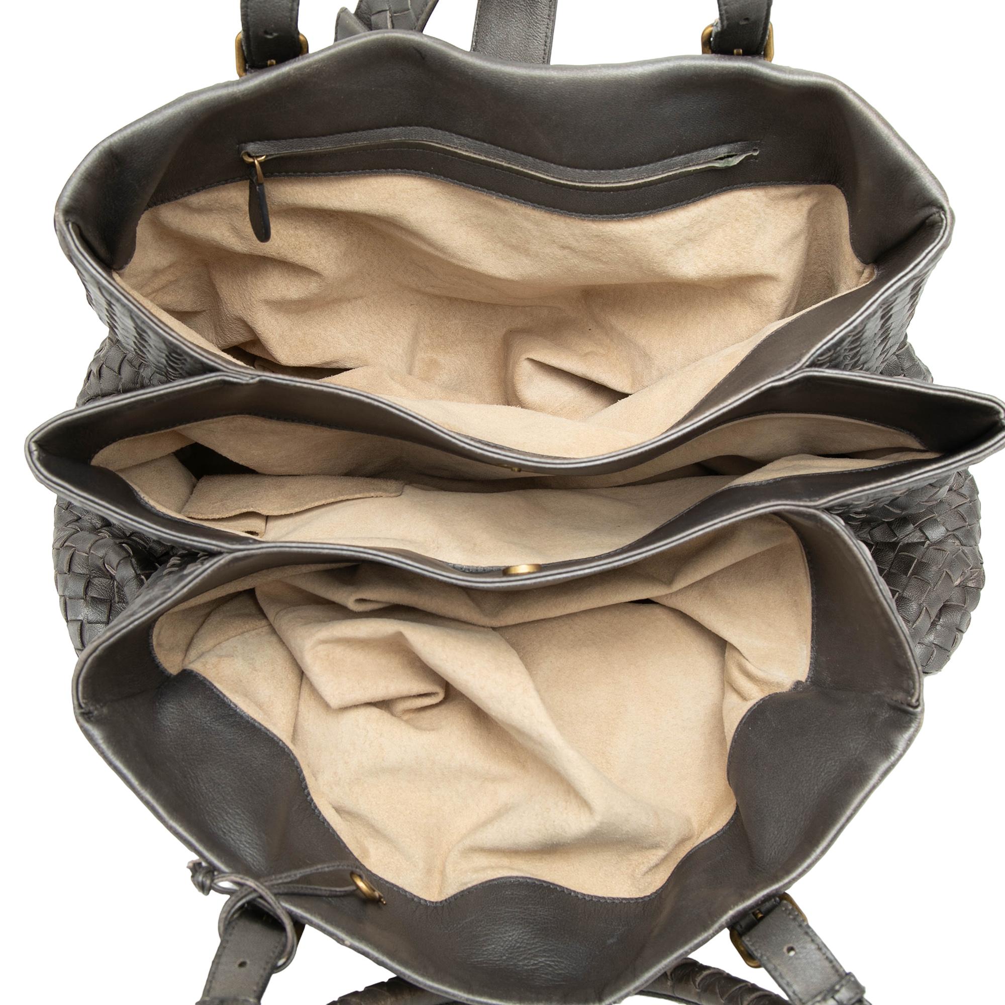 Bottega Veneta Medium Nappa Intrecciato Roma Tote