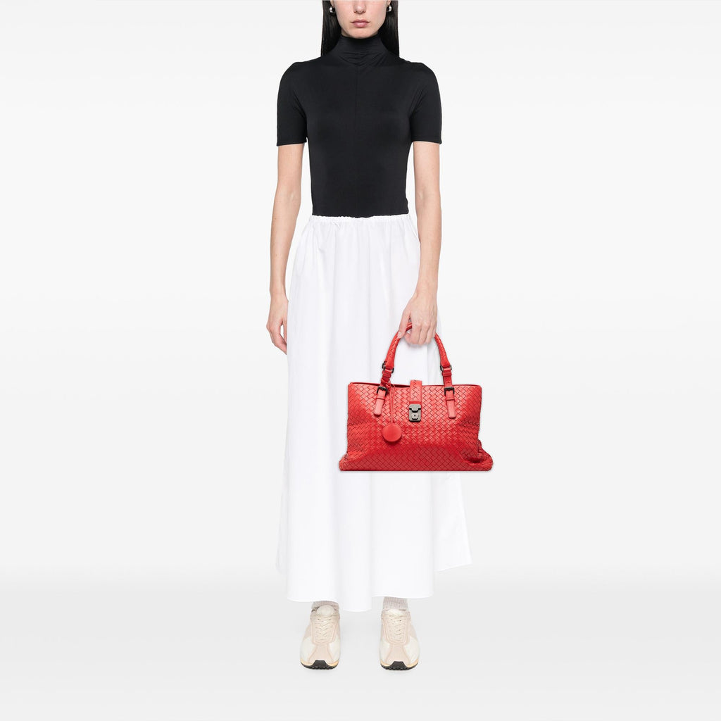Bottega Veneta Medium Nappa Intrecciato Roma Tote