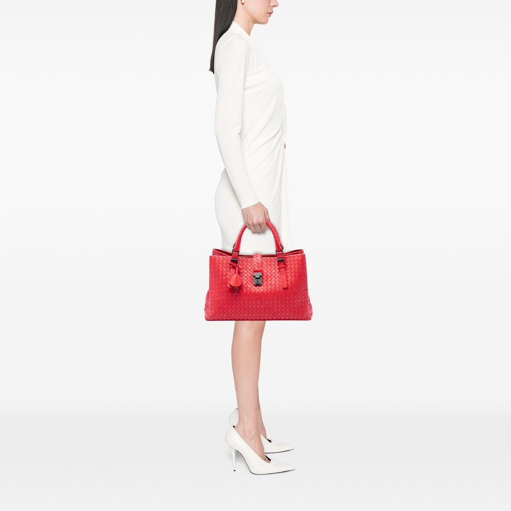 Bottega Veneta Medium Nappa Intrecciato Roma Tote