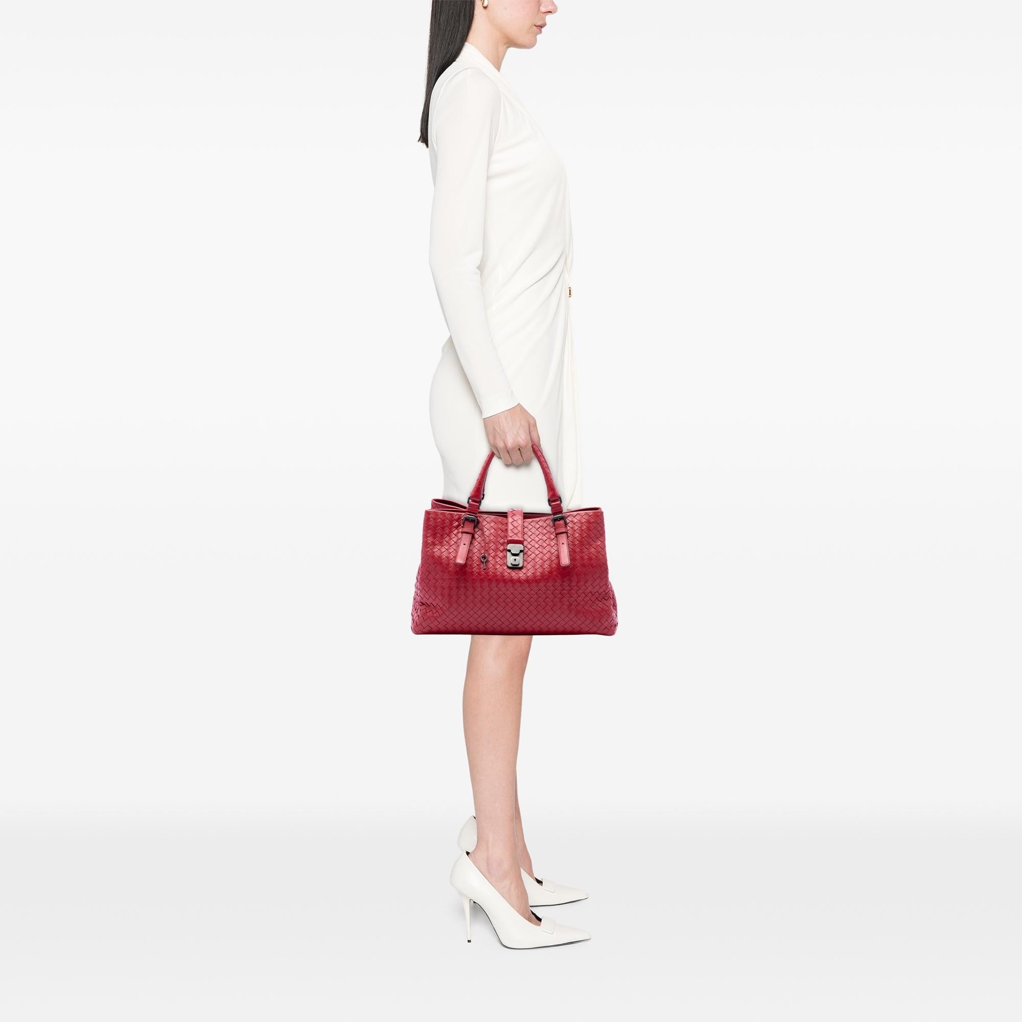 Bottega Veneta Medium Nappa Intrecciato Roma Tote