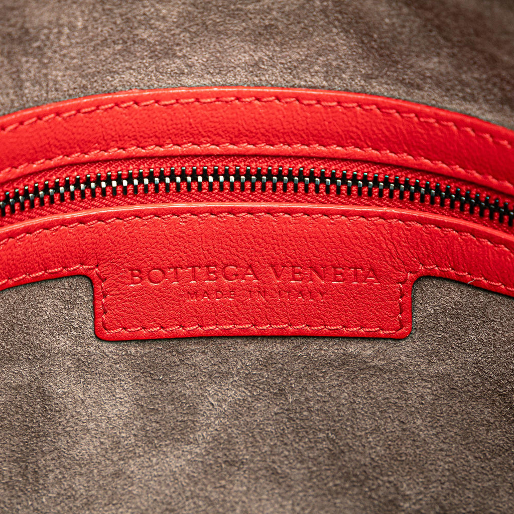 Bottega Veneta Medium Nappa Intrecciato Ruffle Veneta Hobo