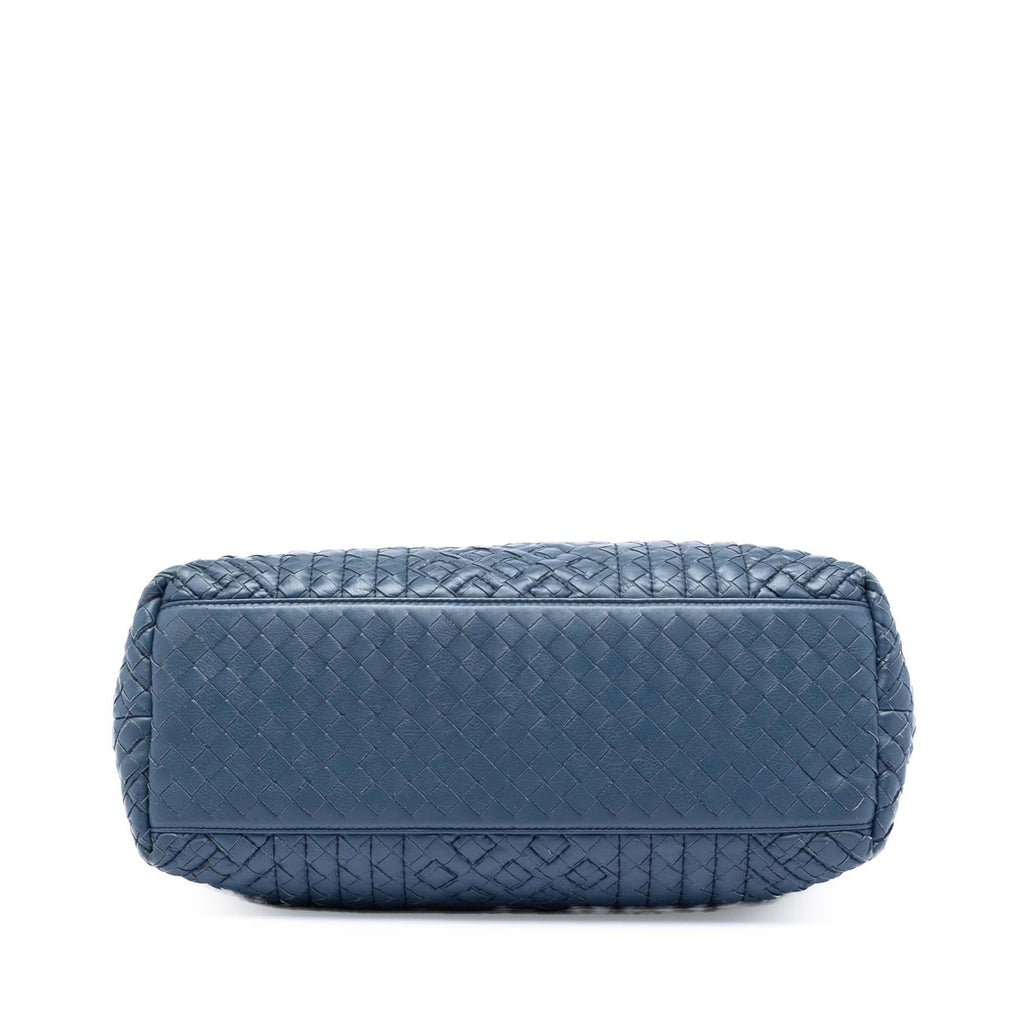 Bottega Veneta Medium Nappa Intrecciato Stitched Double Chain Tote