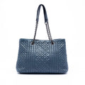 Bottega Veneta Medium Nappa Intrecciato Stitched Double Chain Tote