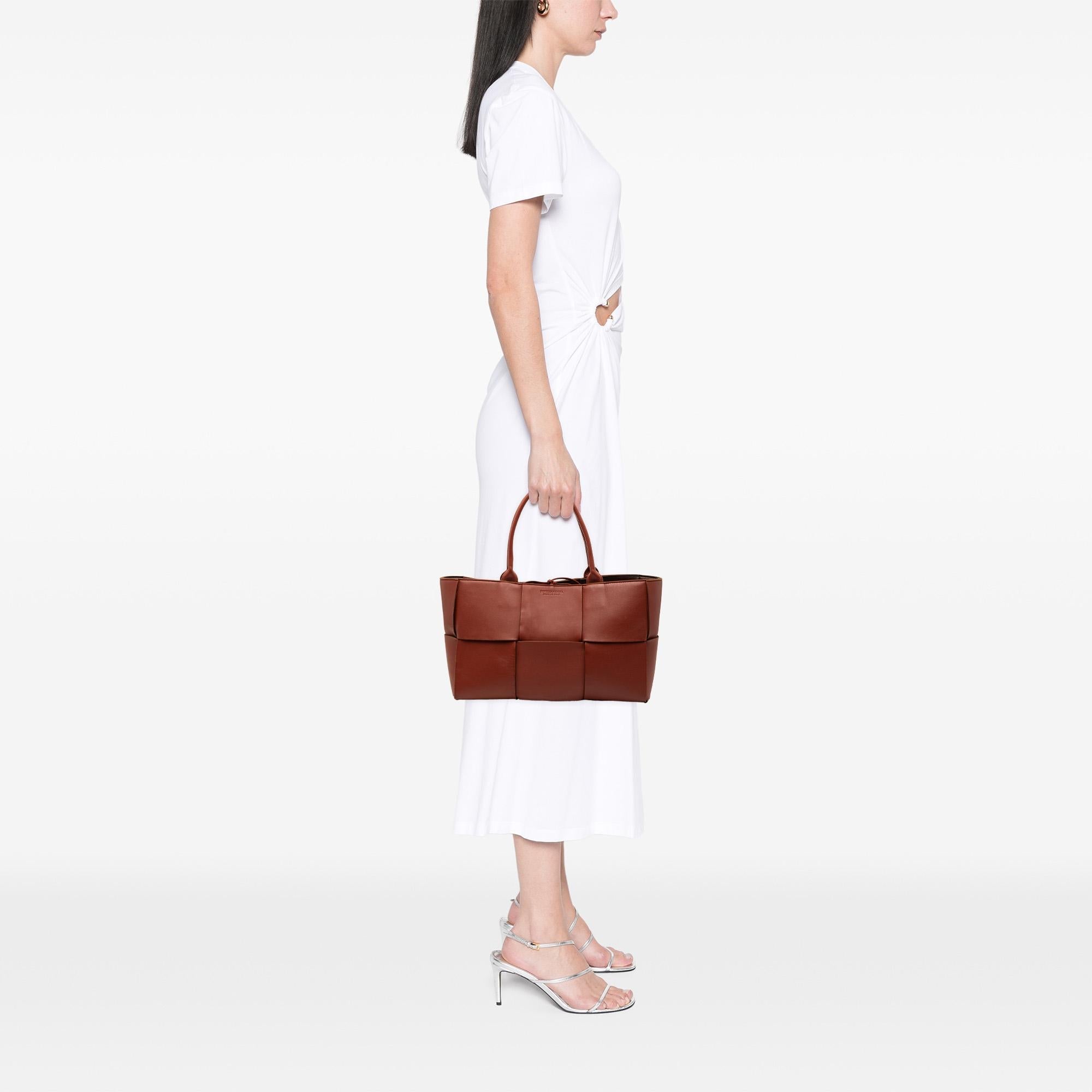 Bottega Veneta Medium Nappa Maxi Intrecciato Arco Tote