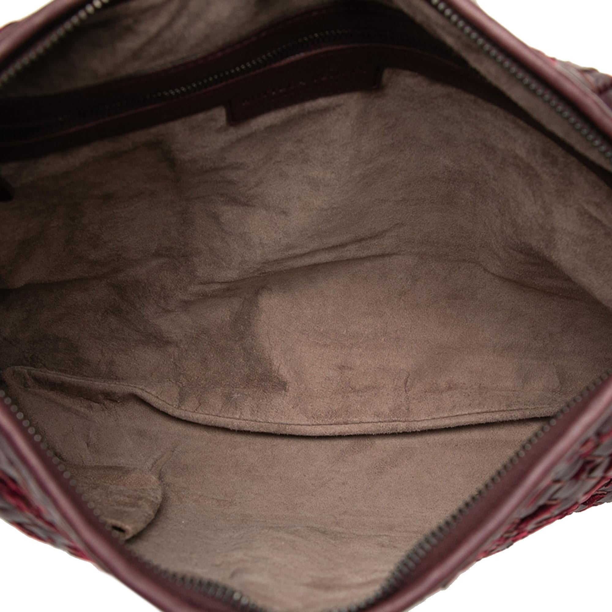Bottega Veneta Medium Velvet Speckled Nappa Intrecciato Veneta Hobo