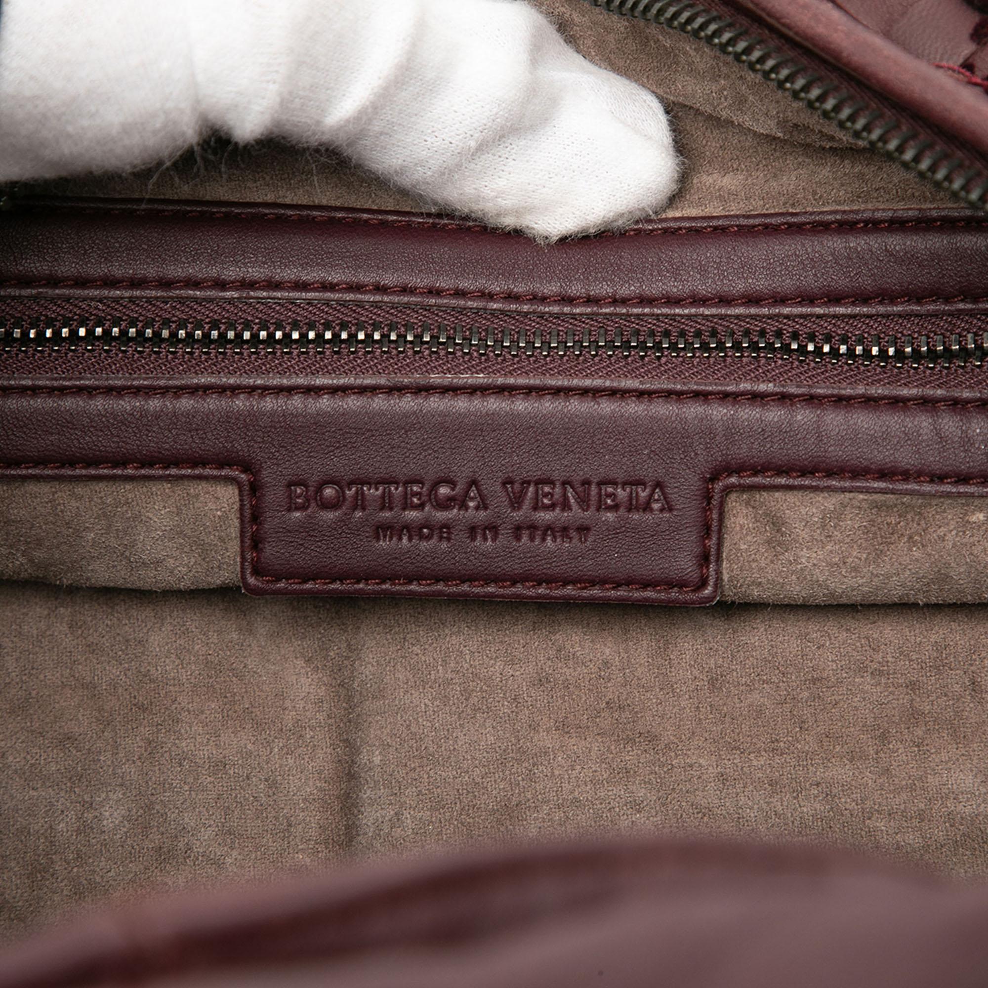 Bottega Veneta Medium Velvet Speckled Nappa Intrecciato Veneta Hobo