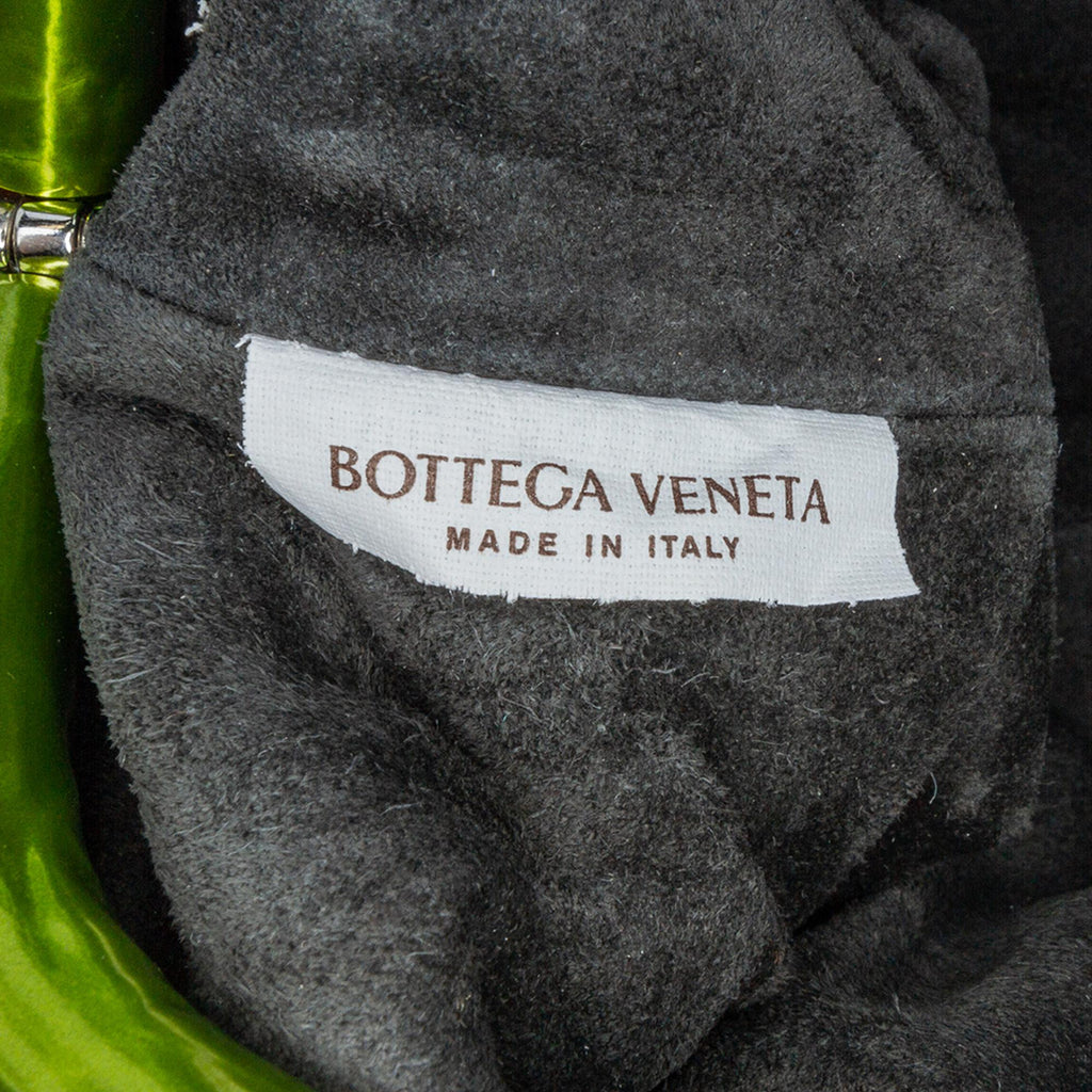 Bottega Veneta Metallic Crushed Calfskin The Mini Pouch