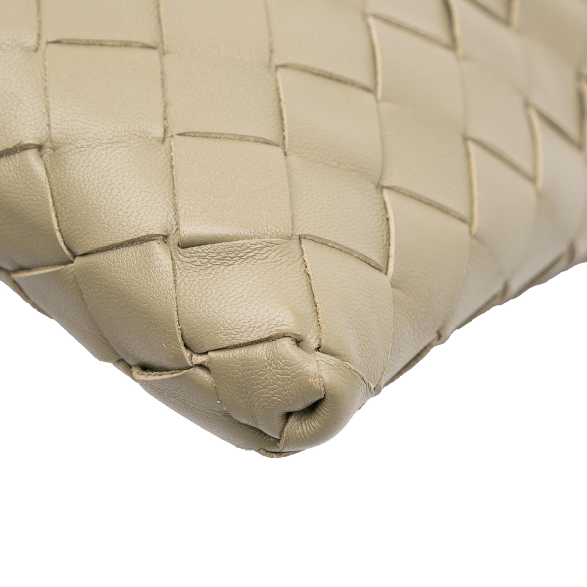 Bottega Veneta Mini Calfskin Intrecciato Hop Satchel