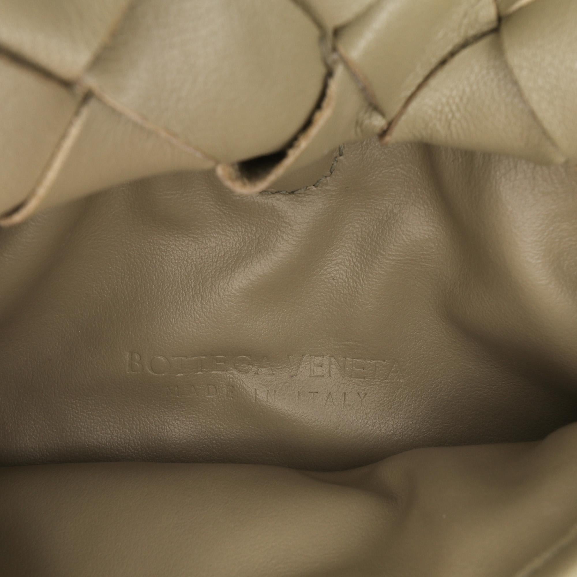 Bottega Veneta Mini Calfskin Intrecciato Hop Satchel