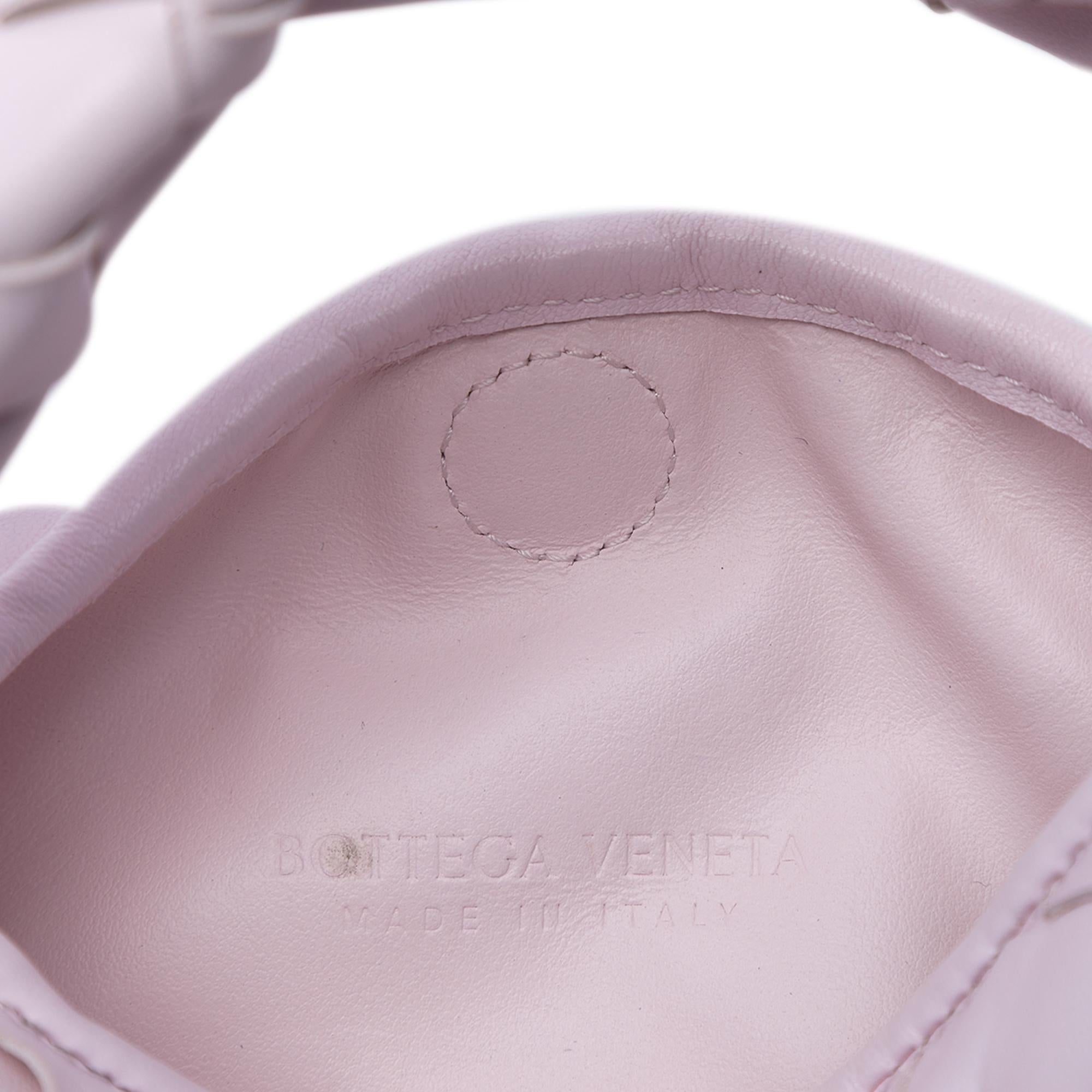 Bottega Veneta Mini Calfskin Intrecciato Hop Satchel