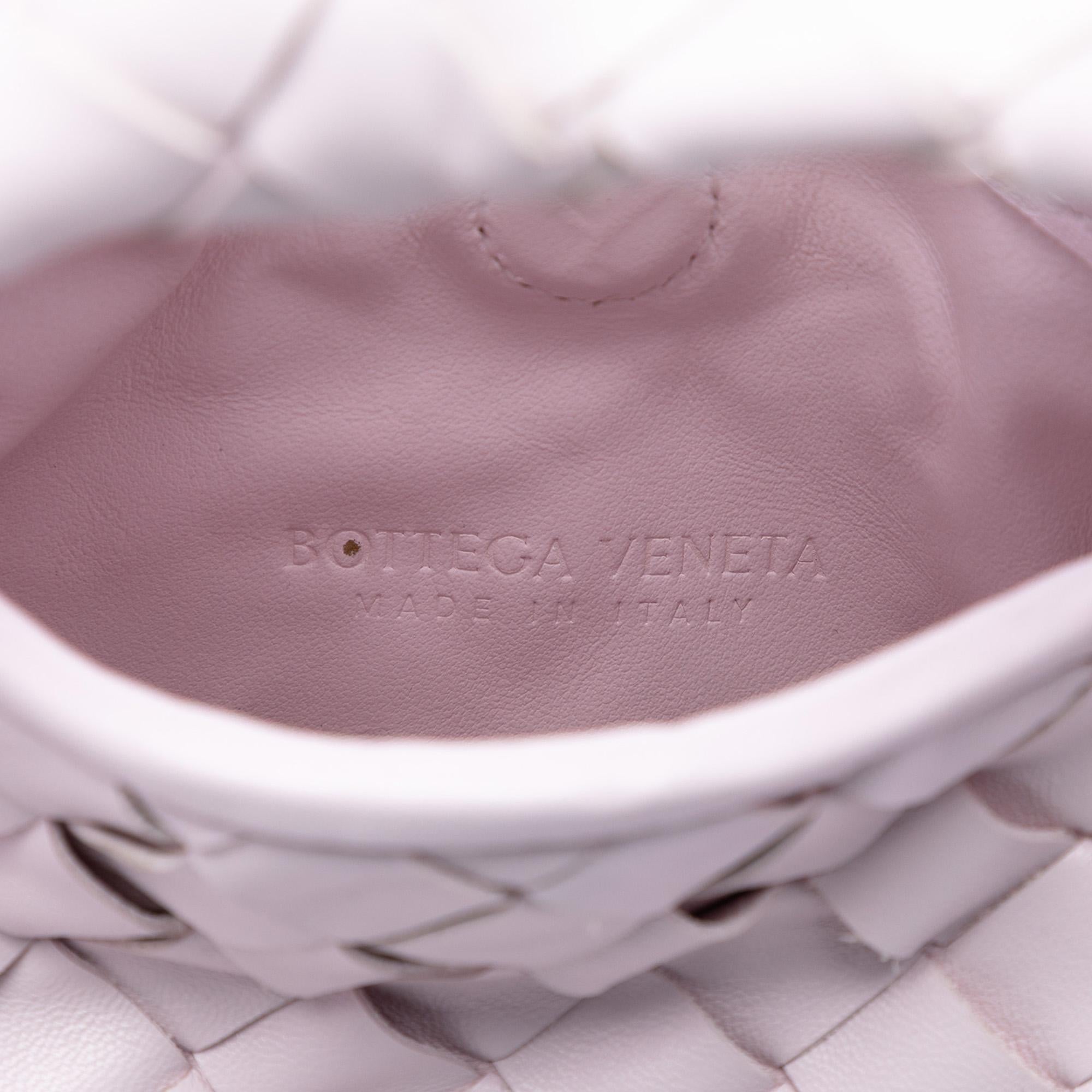 Bottega Veneta Mini Calfskin Intrecciato Hop Satchel