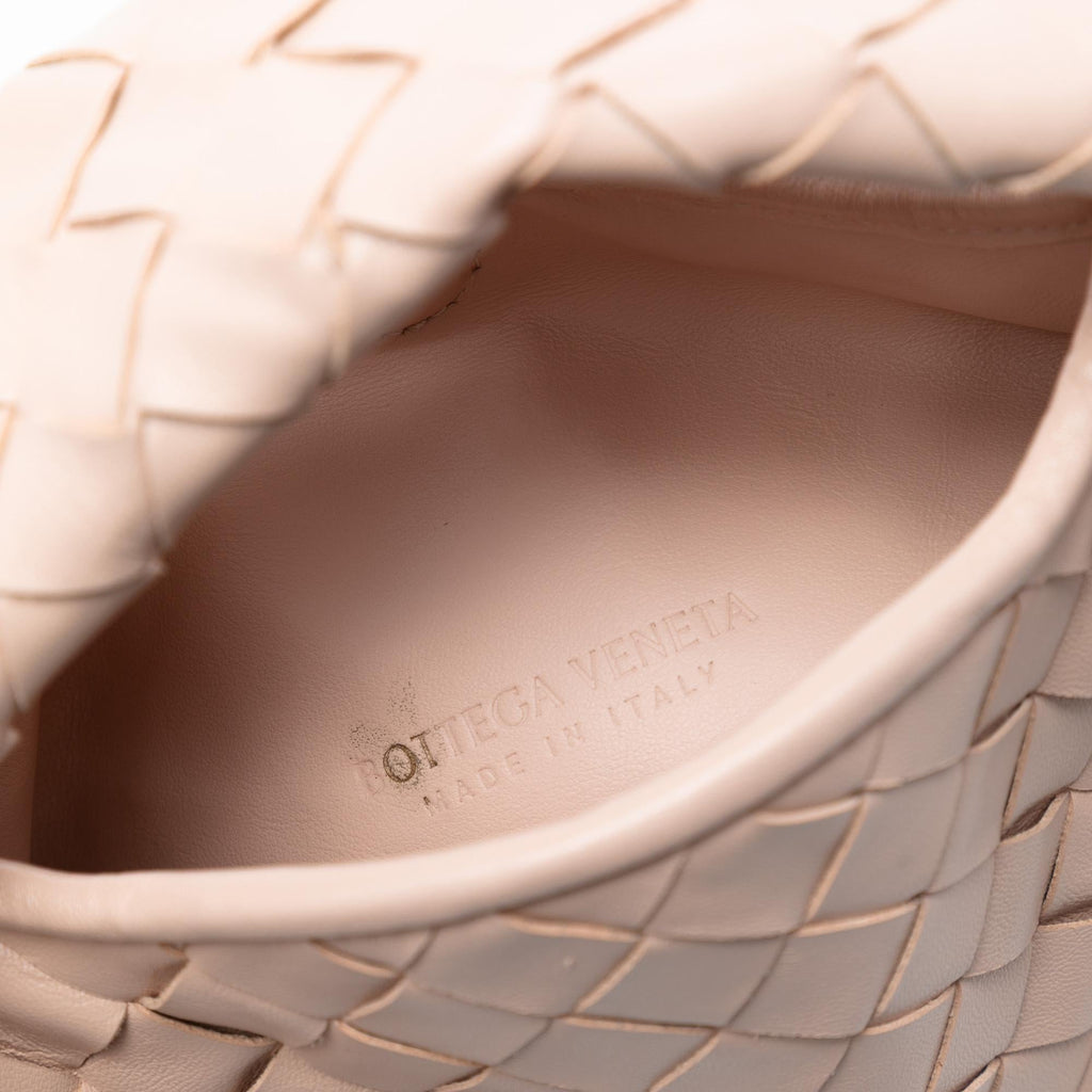 Bottega Veneta Mini Calfskin Intrecciato Hop Satchel