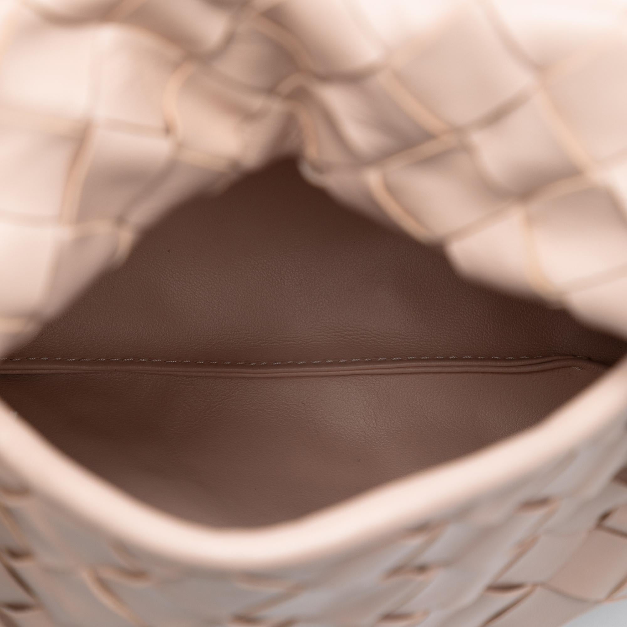 Bottega Veneta Mini Calfskin Intrecciato Hop Satchel
