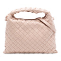 Bottega Veneta Mini Calfskin Intrecciato Hop Satchel