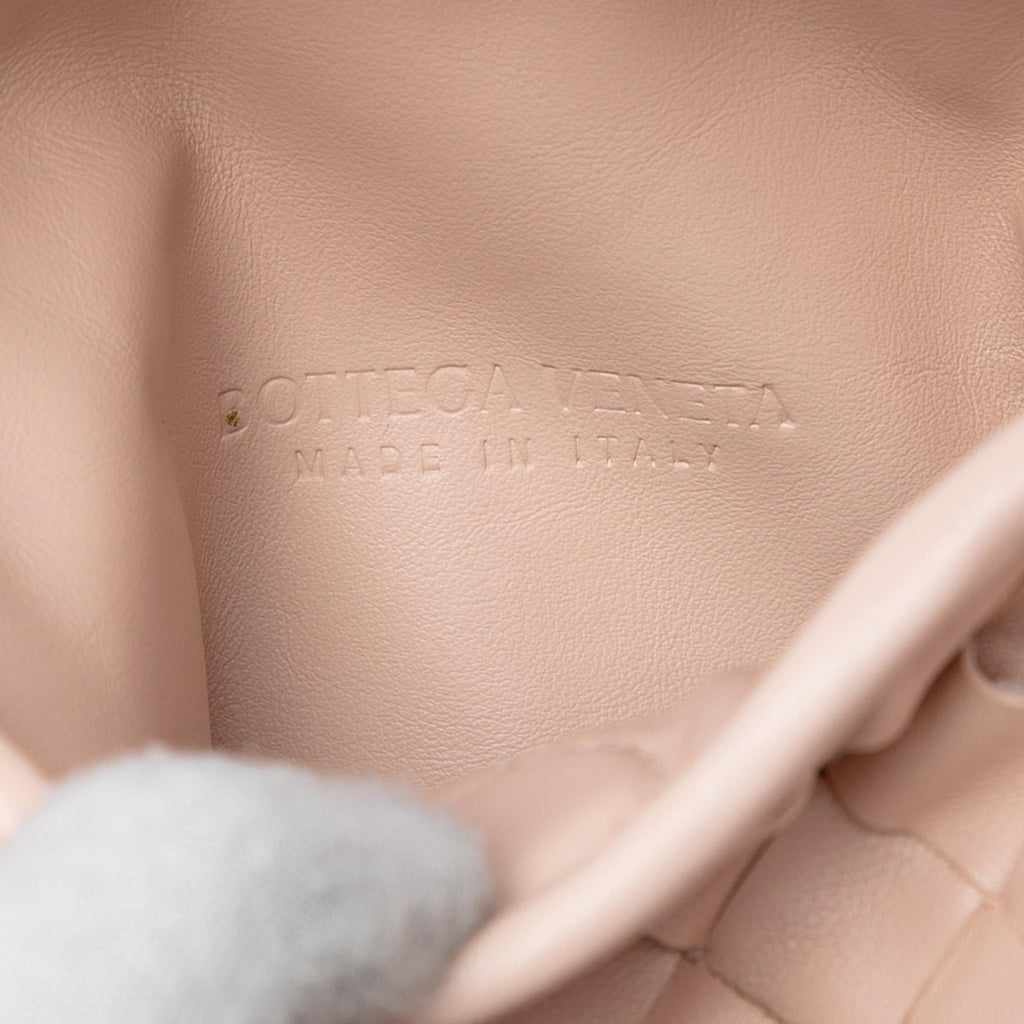 Bottega Veneta Mini Calfskin Intrecciato Hop Satchel