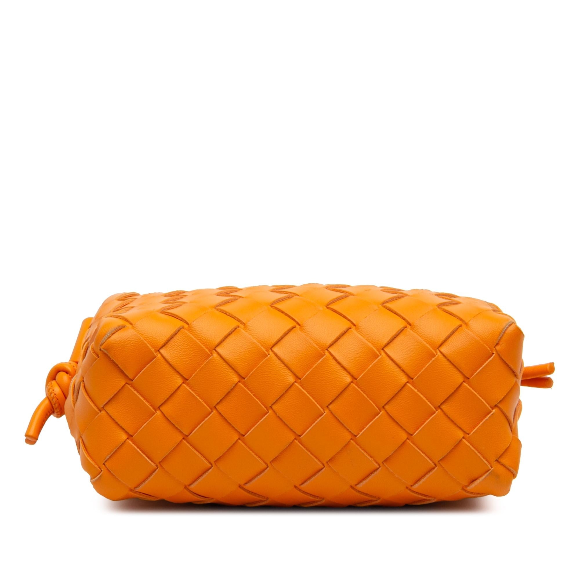 Bottega Veneta Mini Lambskin Intrecciato Loop Camera Bag