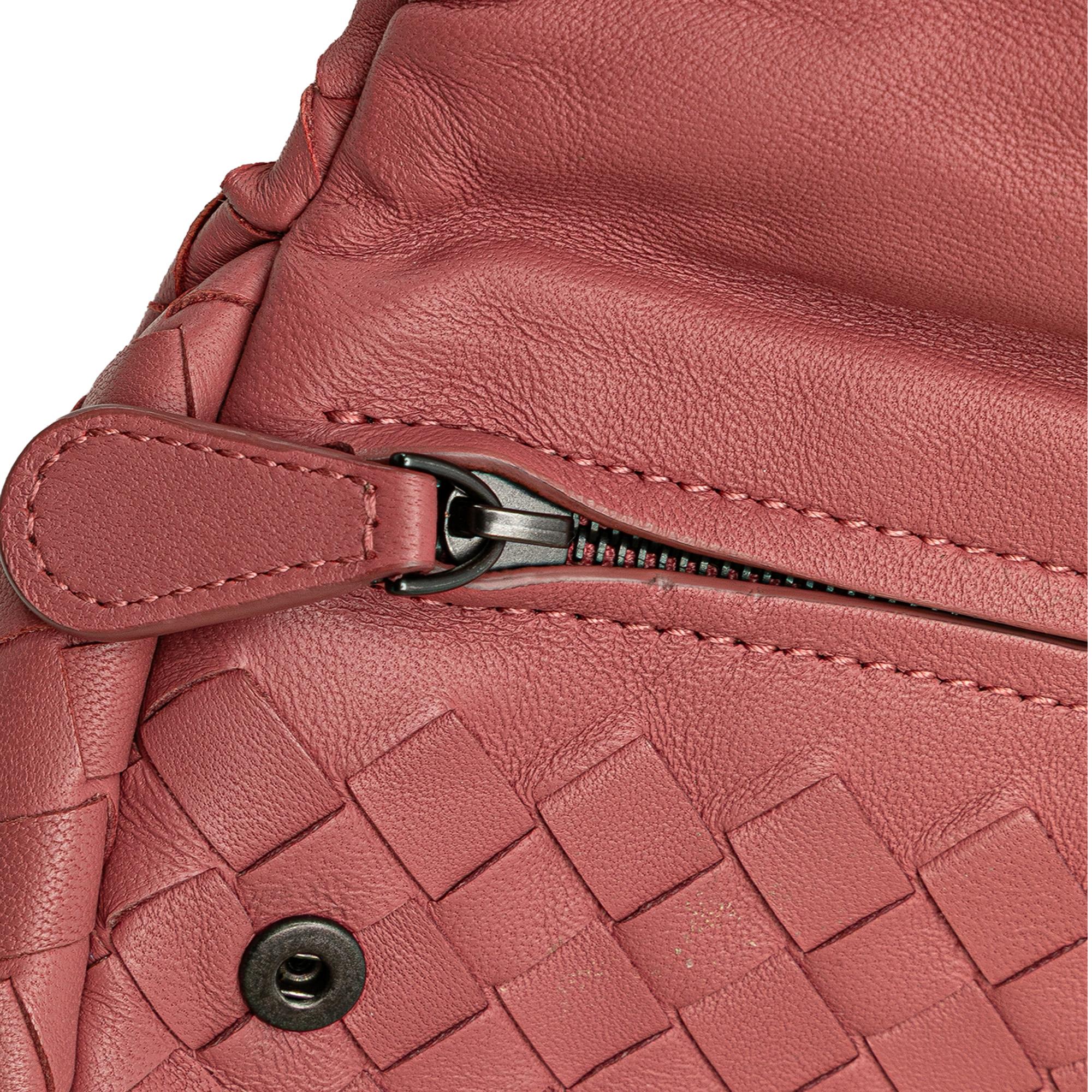 Bottega Veneta Mini Nappa Intrecciato Expandable Chain Crossbody