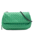 Bottega Veneta Mini Nappa Intrecciato Expandable Chain Flap Crossbody