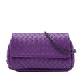 Bottega Veneta Mini Nappa Intrecciato Expandable Chain Flap Crossbody