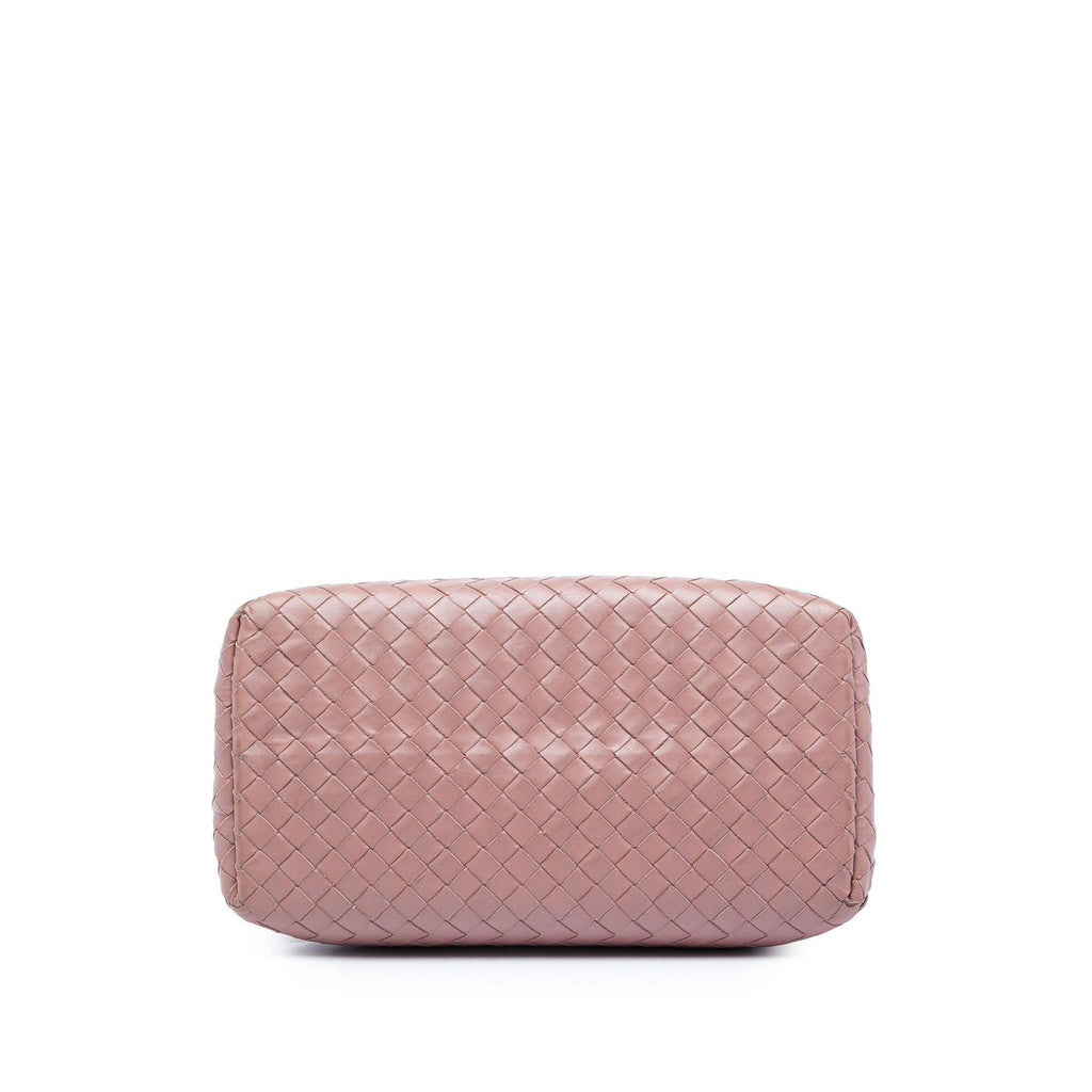 Bottega Veneta Mini Nappa Intrecciato Roma Satchel