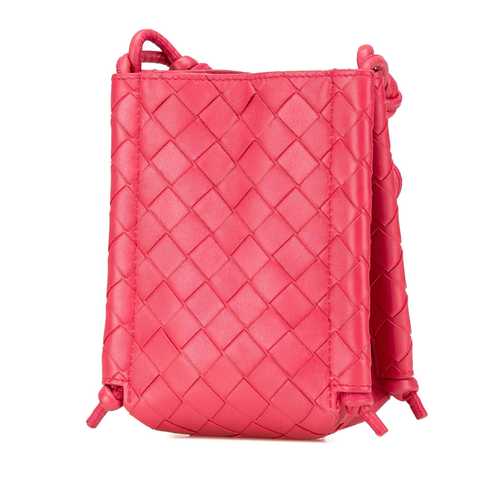 Bottega Veneta Mini Nappa Intrecciato The Knot Crossbody