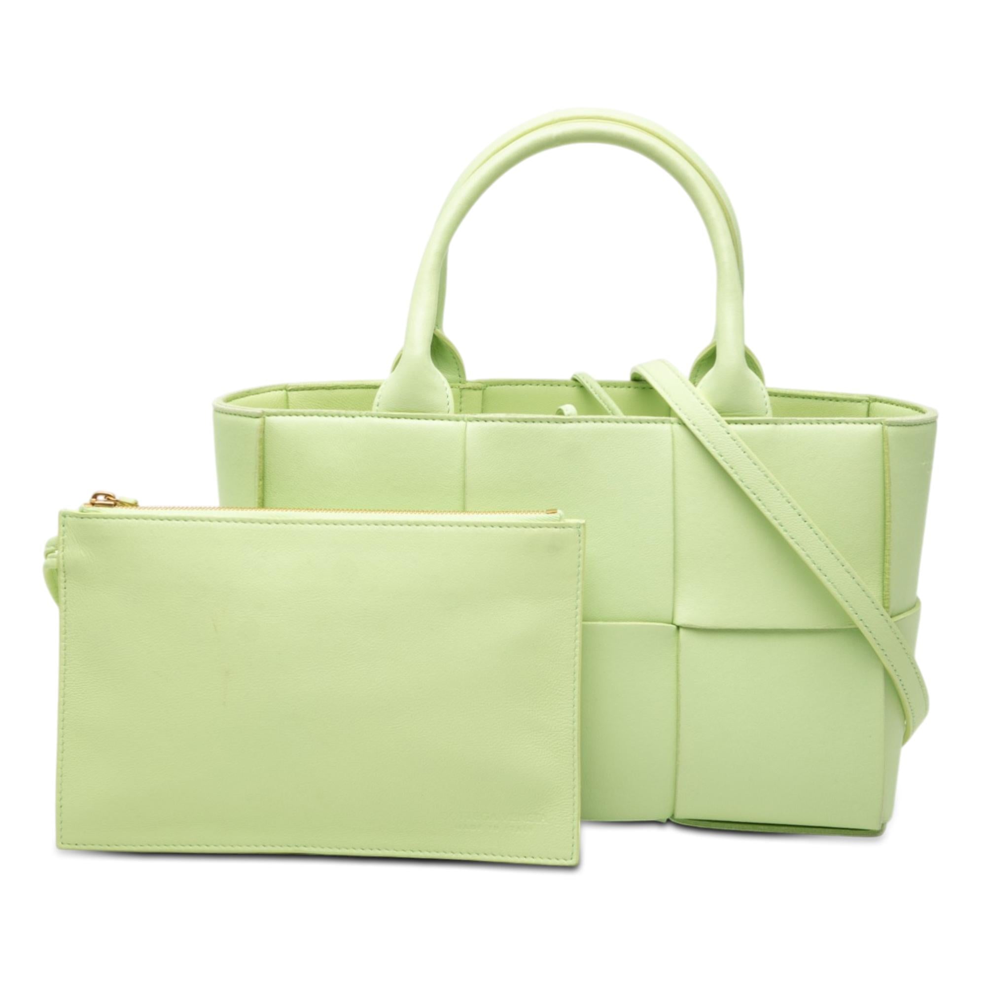 Bottega Veneta Mini Nappa Maxi Intrecciato Arco Tote