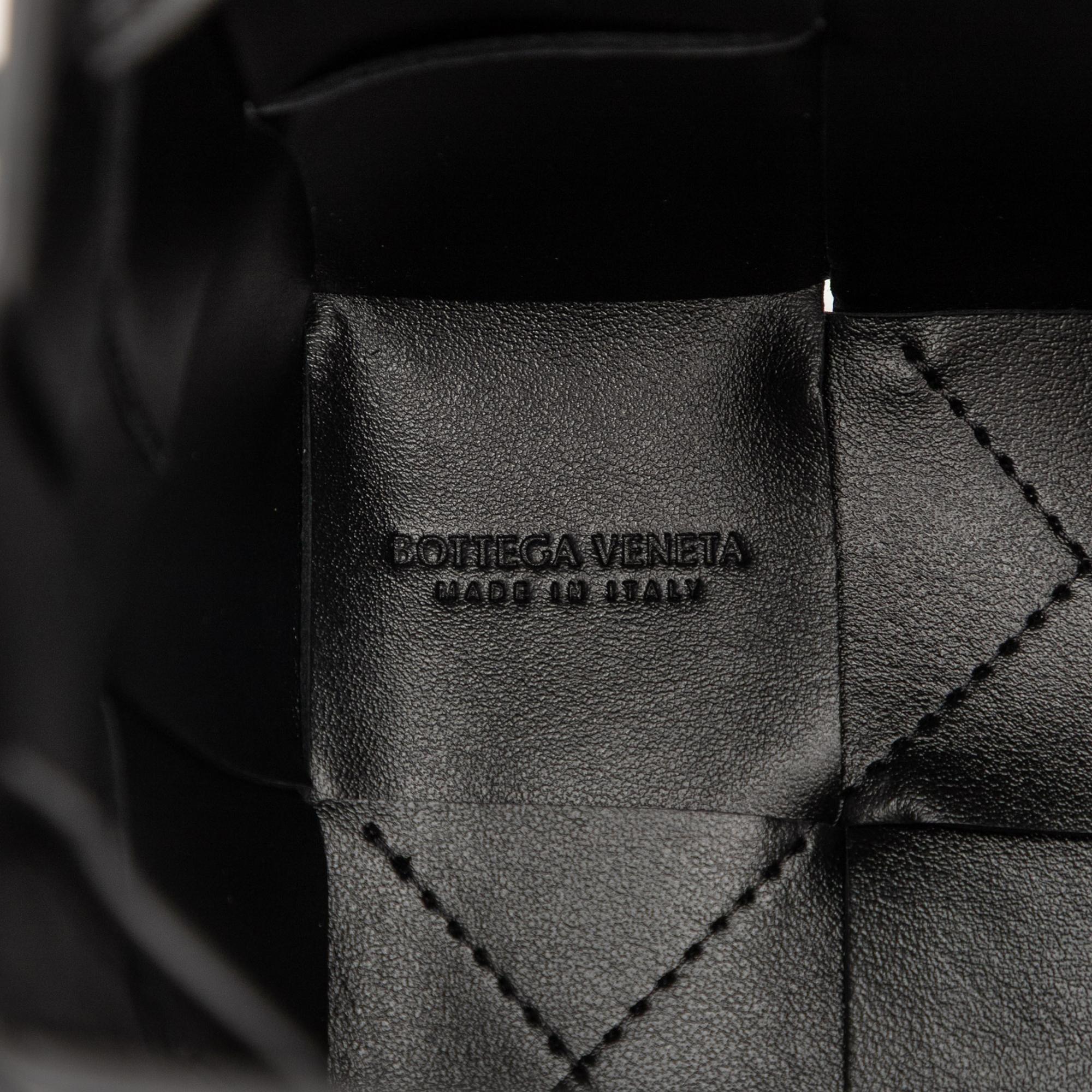 Bottega Veneta Mini Nappa Maxi Intrecciato Cassette Bucket Bag