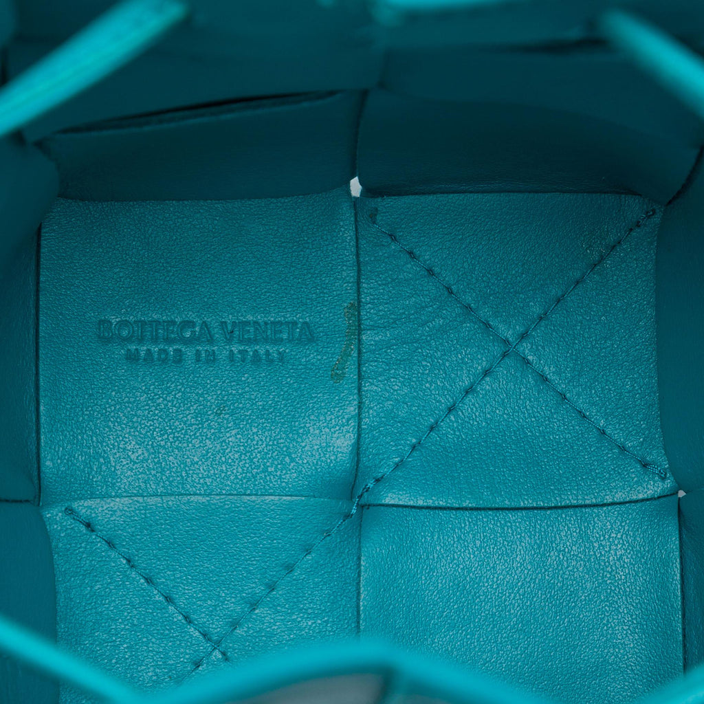 Bottega Veneta Mini Nappa Maxi Intrecciato Cassette Bucket Bag