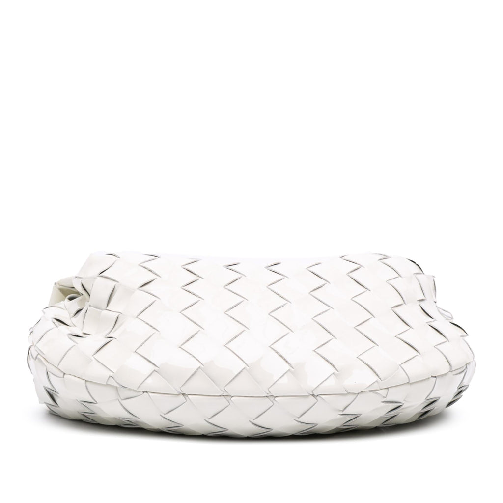 Bottega Veneta Mini Patent Intrecciato Jodie