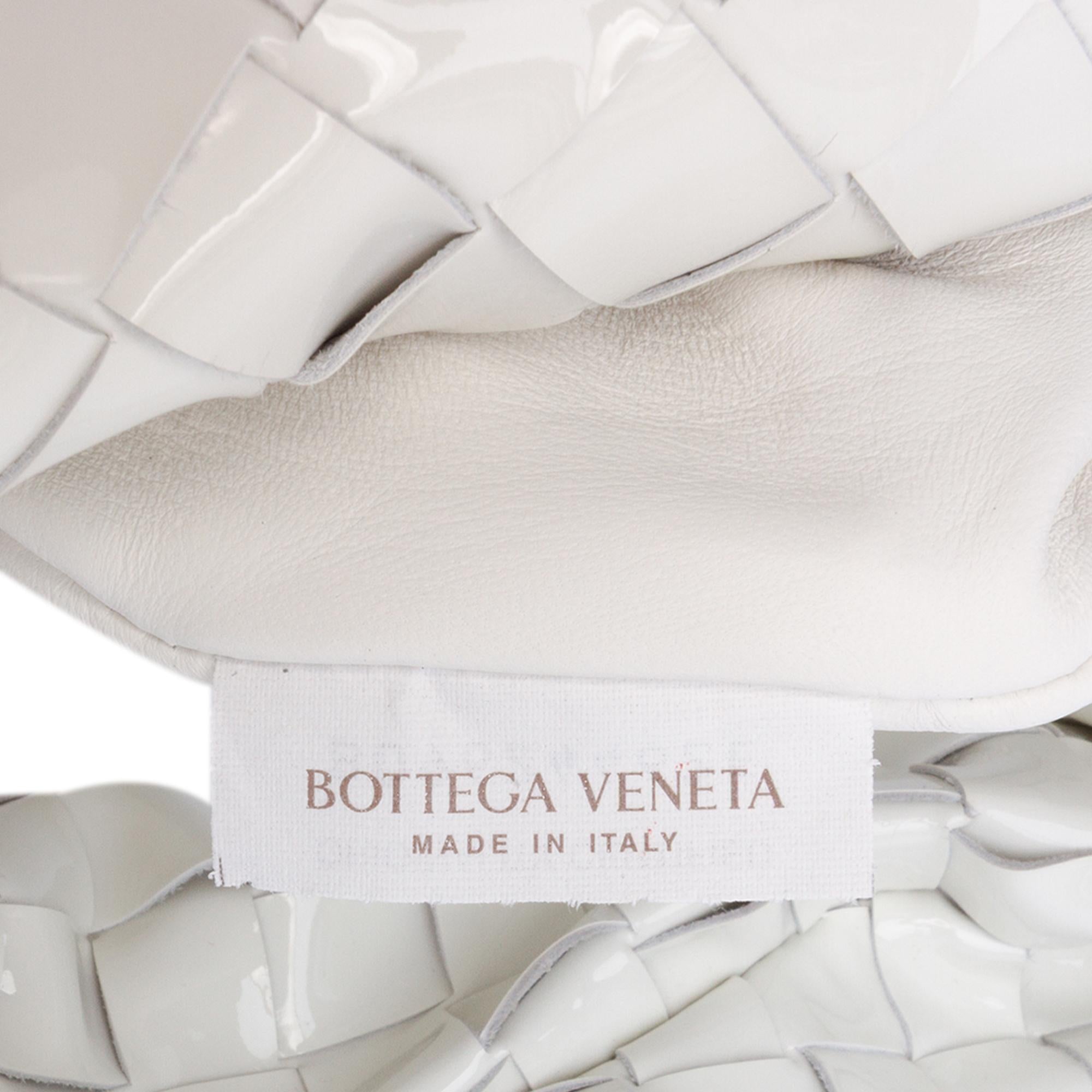 Bottega Veneta Mini Patent Intrecciato Jodie