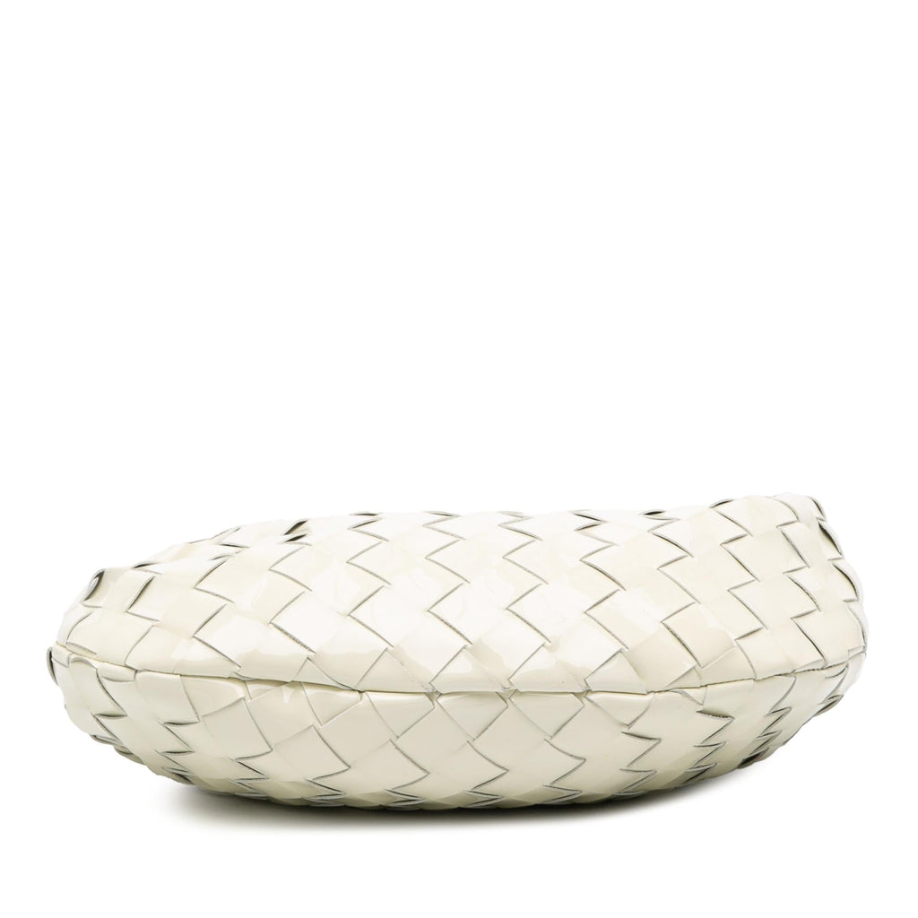 Bottega Veneta Mini Patent Intrecciato Jodie