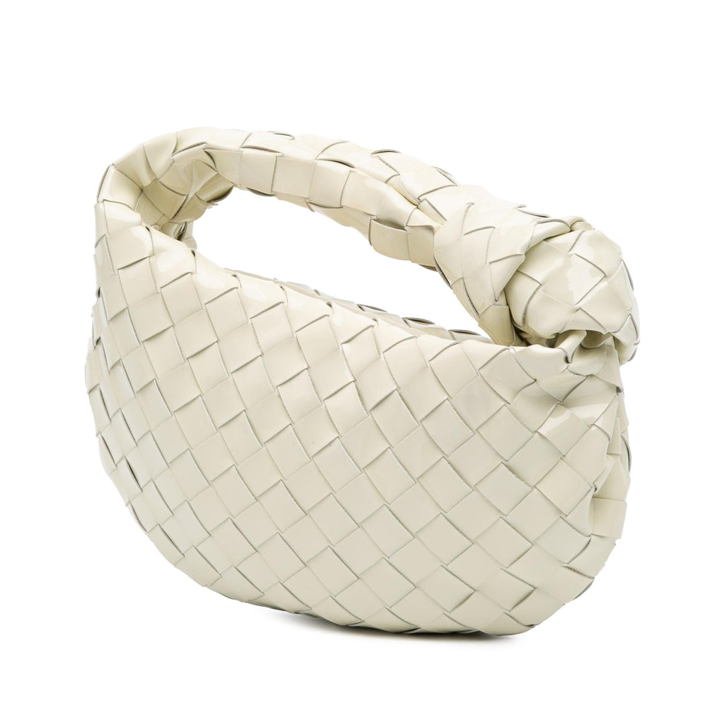 Bottega Veneta Mini Patent Intrecciato Jodie