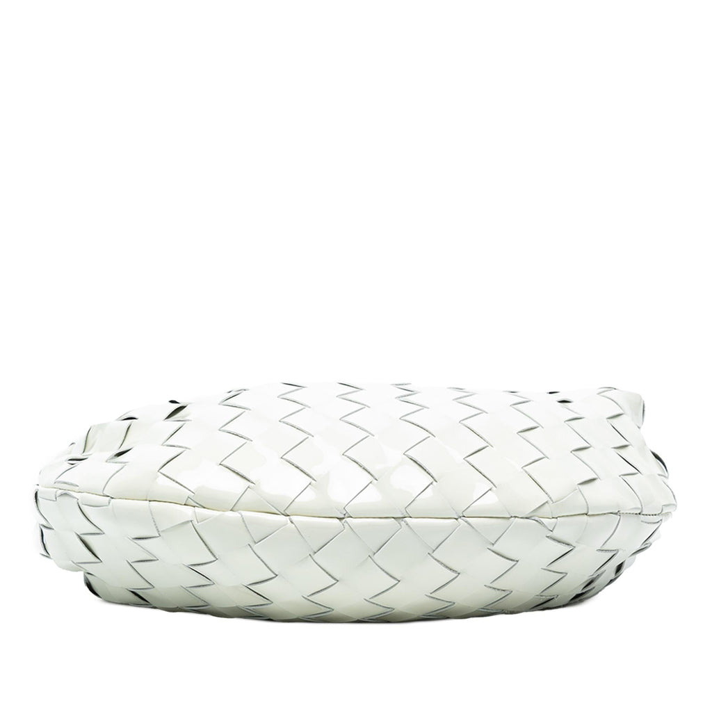 Bottega Veneta Mini Patent Intrecciato Jodie