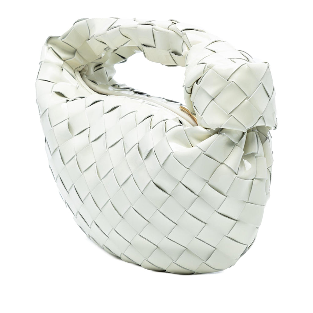 Bottega Veneta Mini Patent Intrecciato Jodie